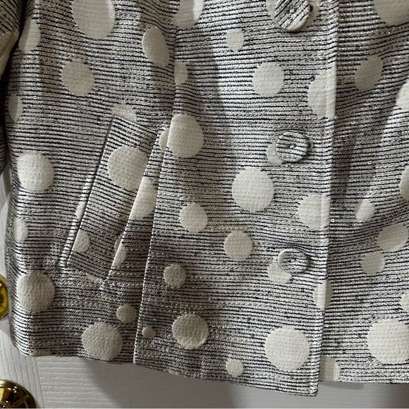 NWT Chico's Jacquard Dot Jacket - Picture 8 of 12